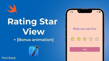 How to programmatically create a Rating Star View ⭐️ without libraries Swift 5 iOS + Bonus