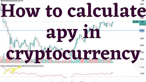 How to calculate apy in #cryptocurrency