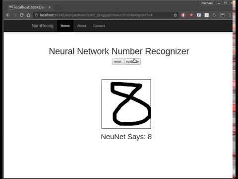 Neural Network Handwritten Number Recognition