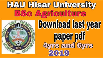 CCS HAU Previous Years Paper||Sample Paper||Preparation Tips