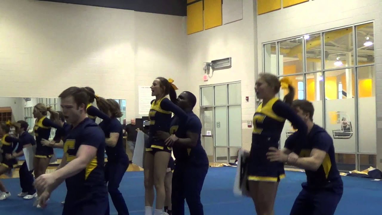 gymnastics equipment UTC Cheerleading Rehearsal
