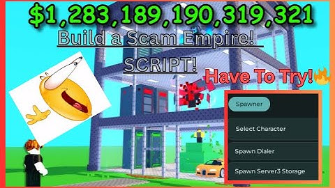 [🔥NEW] Build a Scam Empire! script - Spawn Any unit, inf money ETC