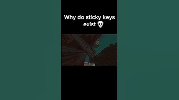 POV: Sticky Keys in Minecraft 😔