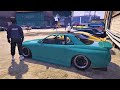 GTA5 CAR MEET STANCE BUILDS & FIRE DRAG RACING!!! EZKO