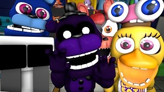 Animatronics Reaction to FNAF World Release [SFM FNAF]