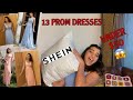 TRYING ON 13 CHEAP PROM DRESSES FROM SHEIN under $50 \ HUGE prom dresses try on haul 2021