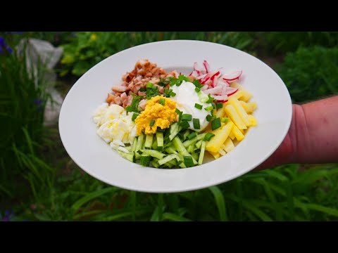 Забудь про колбасу! Рецепт этой Окрошки тебя удивит + Секрет фирменной заправки