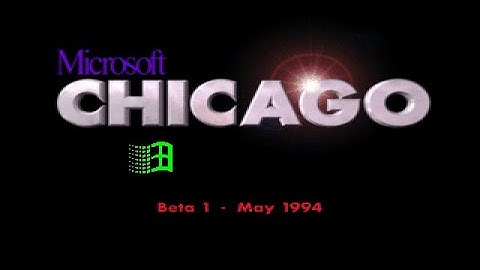 Установка Windows Chicago Build 122 на VirtualBox