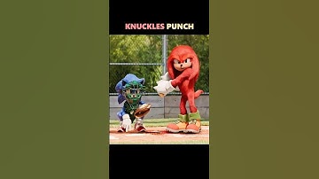 Knuckles Epic Baseball Punch 👊🔥 | Sonic The Hedgehog 2 #shorts #sonic #knuckles