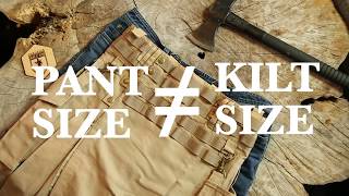 Kilt Sizing How-To How to size utility kilt tactical kilt sport kilts Damn Near Kilt Em