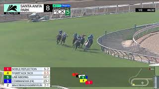 Sharp Aza Tack wins Race 8 on Saturday, June 8 at Santa Anita Park