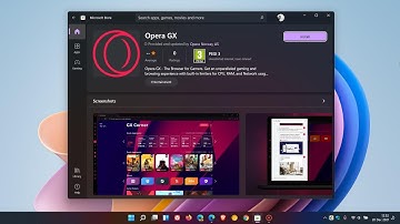 Opera GX gaming browser now available in the new Microsoft Store