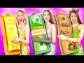 GIGA RICH VS RICH VS BROKE PRINCESS || Funny Cheap and Expensive Situations By 123 GO! CHALLENGE