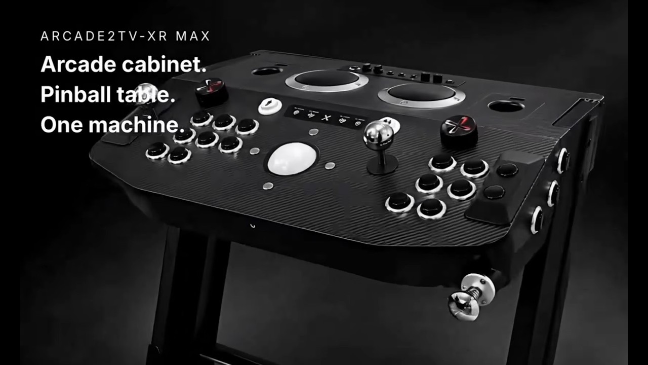 X Arcade Arcade2TV XR MAX Black & Chrome First Look!