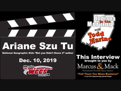 Indiana in the Morning Interview: Ariane Szu Tu (12-10-19)