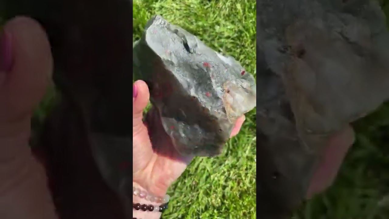 Raw Large Bloodstone Stone - No.1