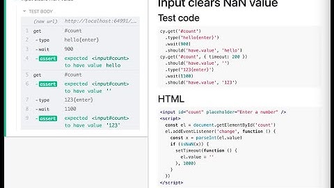 The Input Element Clears Invalid Values After 1 Second