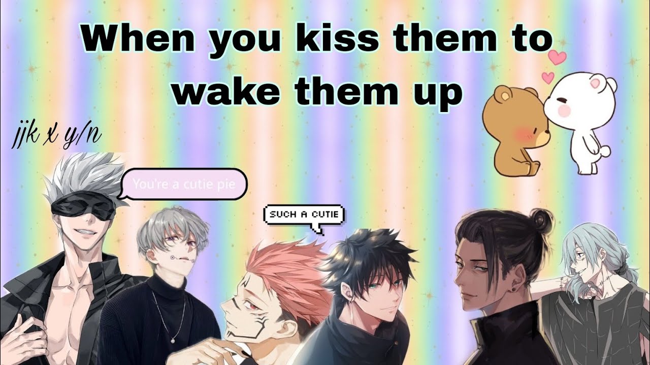 Their reactions when you kiss them to wake them up