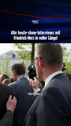 Alle heute-show-Interviews mit Friedrich Merz in voller Länge | heute-show #shorts