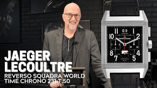 Jaeger LeCoultre Reverso Squadra World Time Chrono Watch 231.T.50 | SwissWatchExpo