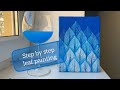 Step by step leaf painting / Easy painting for beginners / Simple acrylic painting