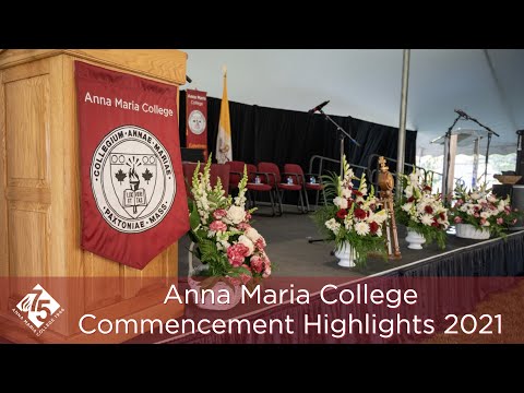 Anna Maria College Commencement Highlights 2021