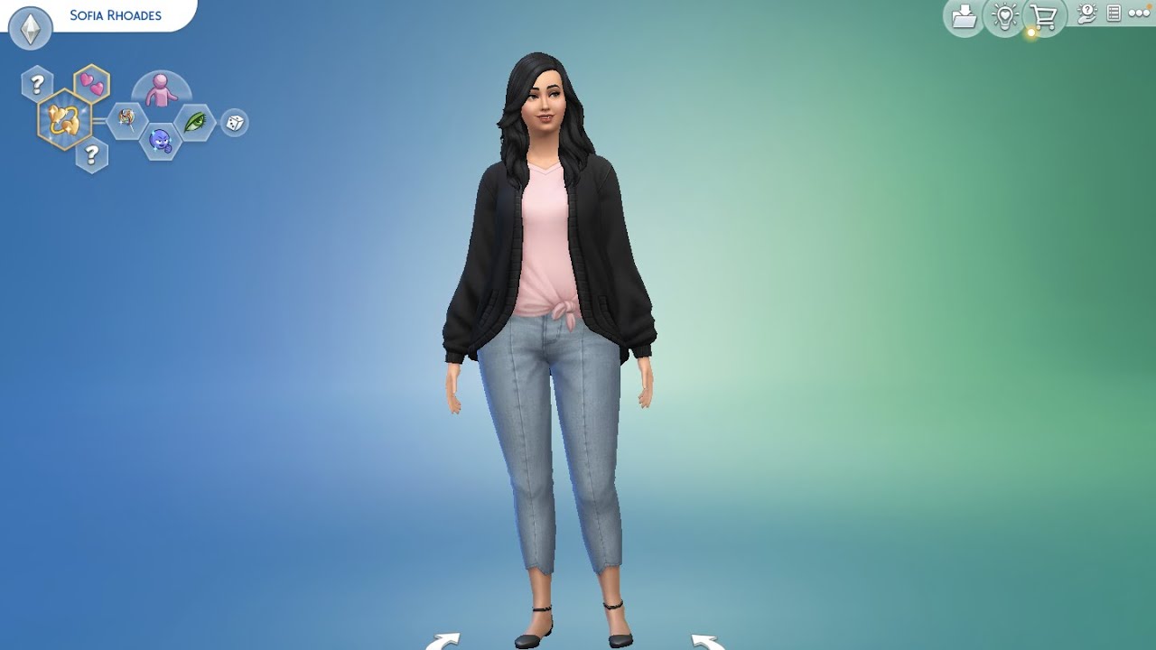 Cute Base Game Create A Sim ⭐️💫 (The Sims 4)