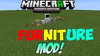 NEW FURNITURE MOD FOR MCPE! - Furniture Mod Review - Minecraft PE 0.12.1 (Pocket Edition) screenshot 3