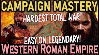 10 Steps to NEVER Lose! Western Roman Empire (Legendary Total War: Attila Opening Turns)