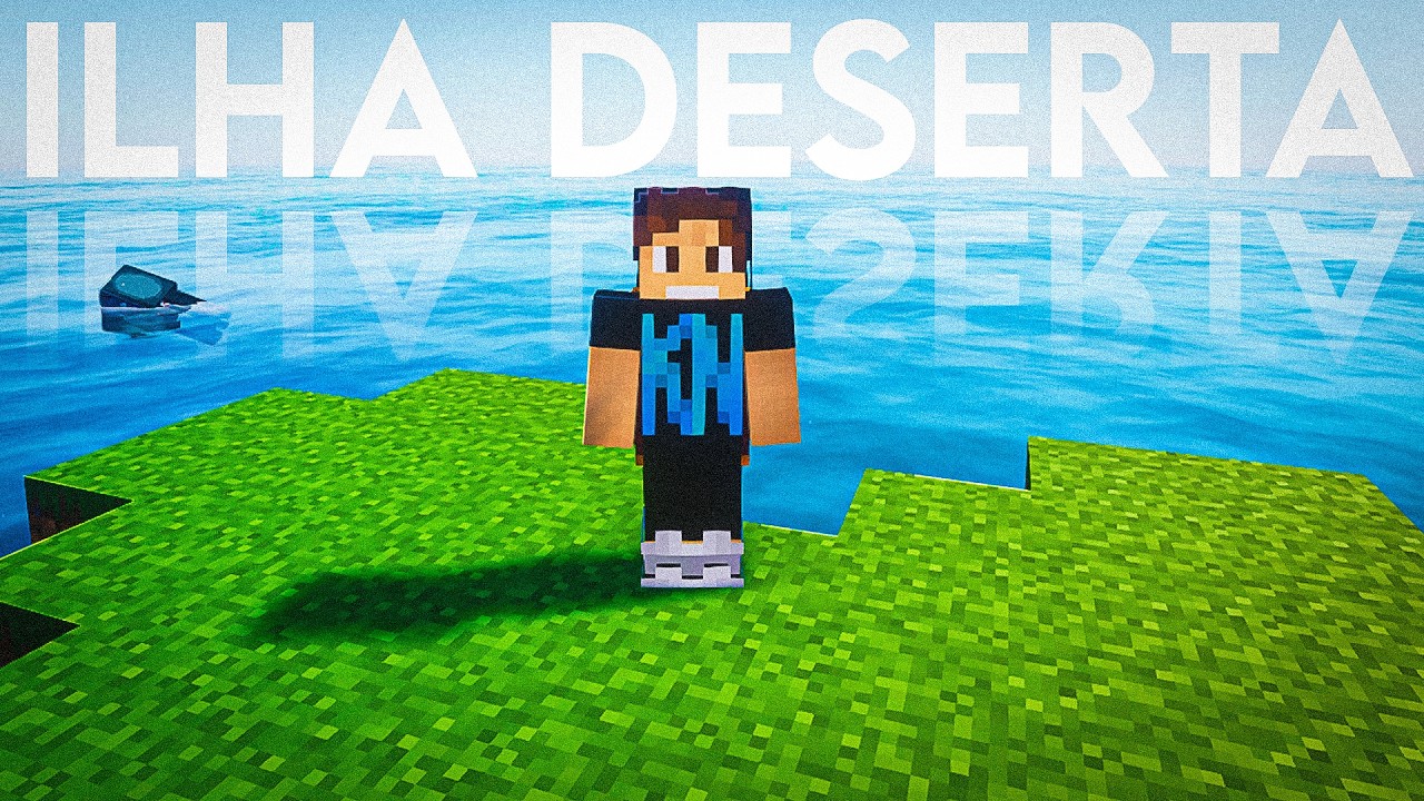 SOBREVIVI 100 DIAS EM UMA ILHA DESERTA NO MINECRAFT 1.21 - O FILME.