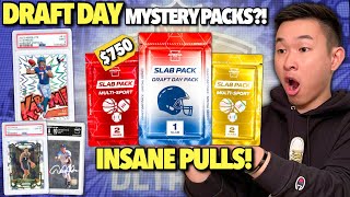 These special NFL DRAFT graded card mystery packs are some of the CRAZIEST EVER ($8,000)!