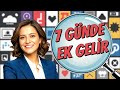 Türkiye’de Evden Para Kazanmanın Yolu | 7 Günde Ek Gelir Challenge (2026)