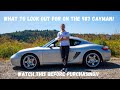 Porsche 987 Cayman... A Guide Of The Common Issues To Look For When In The Market for a 987!!