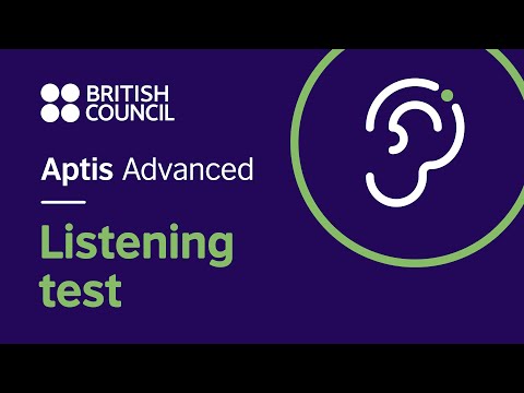 Video Aptis Advanced Listening test - format and tips - youtube