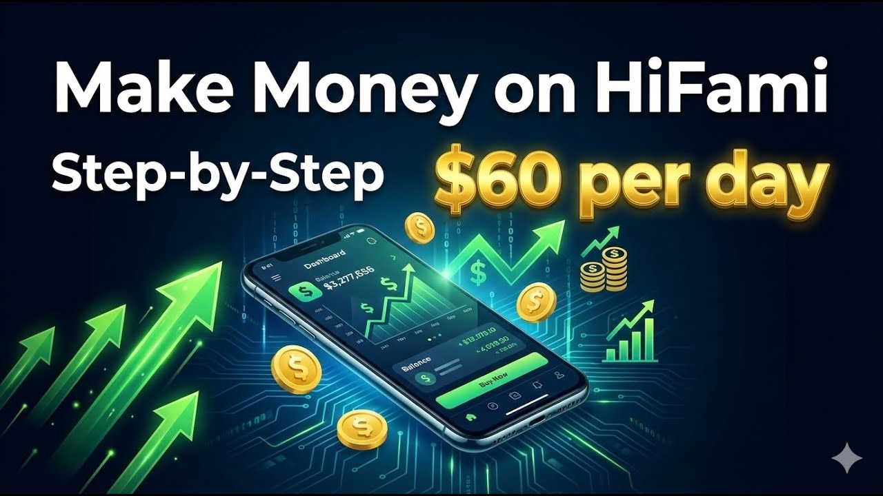 በቀላሉ በቀን ከ60 ዶላር በላይ አሠራር More than $60 per day  HiFami step by step