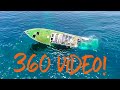 360* video of SINKING SHIP! SV Delos sailing