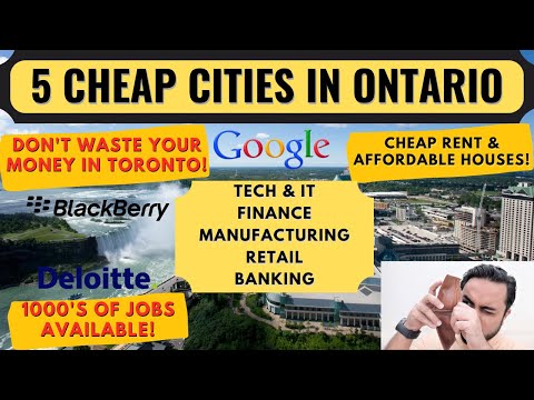 Don’t Move to Toronto | 5 Cheap Cities Near Toronto With Tech/IT Jobs Cheap Rent & Affordable Homes