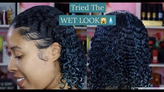 I Tried The Wet Look On My Natural Hair