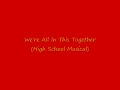 We&#39;re All In This Together (High School Musical) on Piano