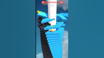 🔥 Crushing Levels in Stack Ball 3D! 🚀 #Shorts ✅  😱 Can you beat this?  #MobileGames #Gameplay #Epic