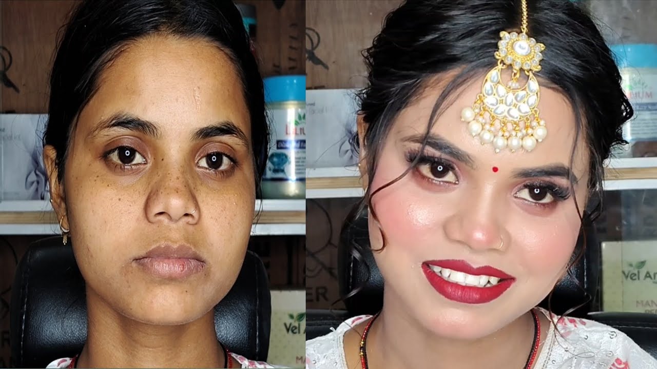 Quick Simple And Easy Bridal Makeup Tutorial Step By Step Bridal Makeup For Beginners