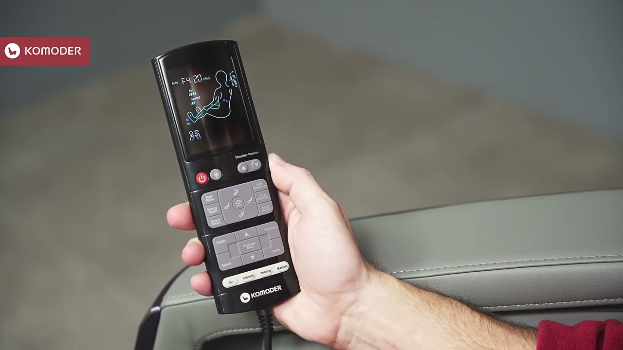 Manual de uso del sillón de masaje KOMODER EVEREST FLEX 2