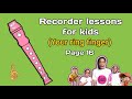 Ring finger/Recorder lessons for kids/Page 16.