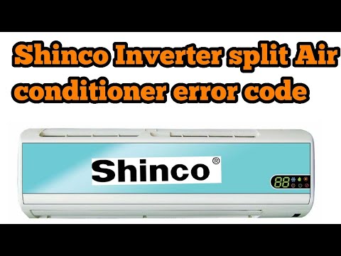 Shinco Inverter split AC Error code with Error code Apps link