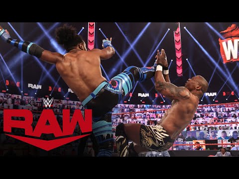 Xavier Woods vs. Shelton Benjamin: Raw, Mar. 8, 2021