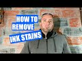 How to remove ink stains from car seat