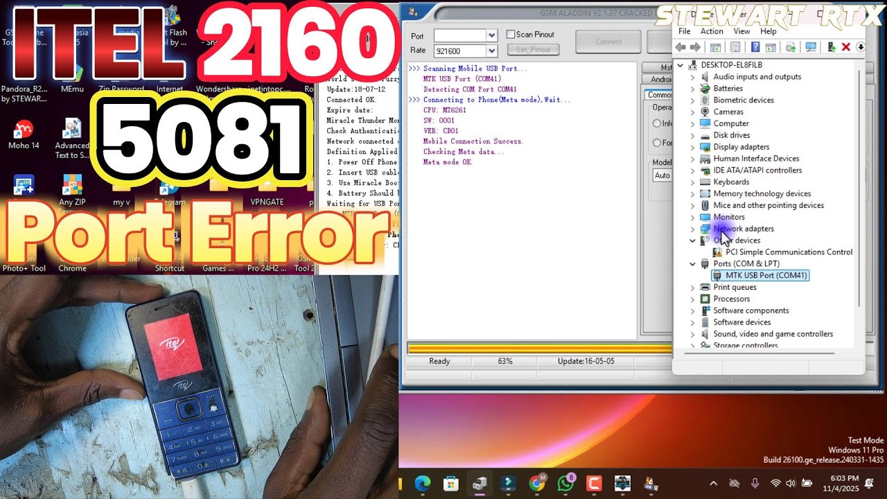 itel i2160|it5081N security code reset, itel 5081&it2160 port Err Password Reset Best Miracle Box