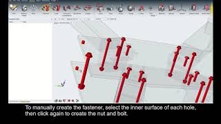 View and redefine contacts, and create fasteners (bolts, nuts, screws etc.) in Altair Inspire