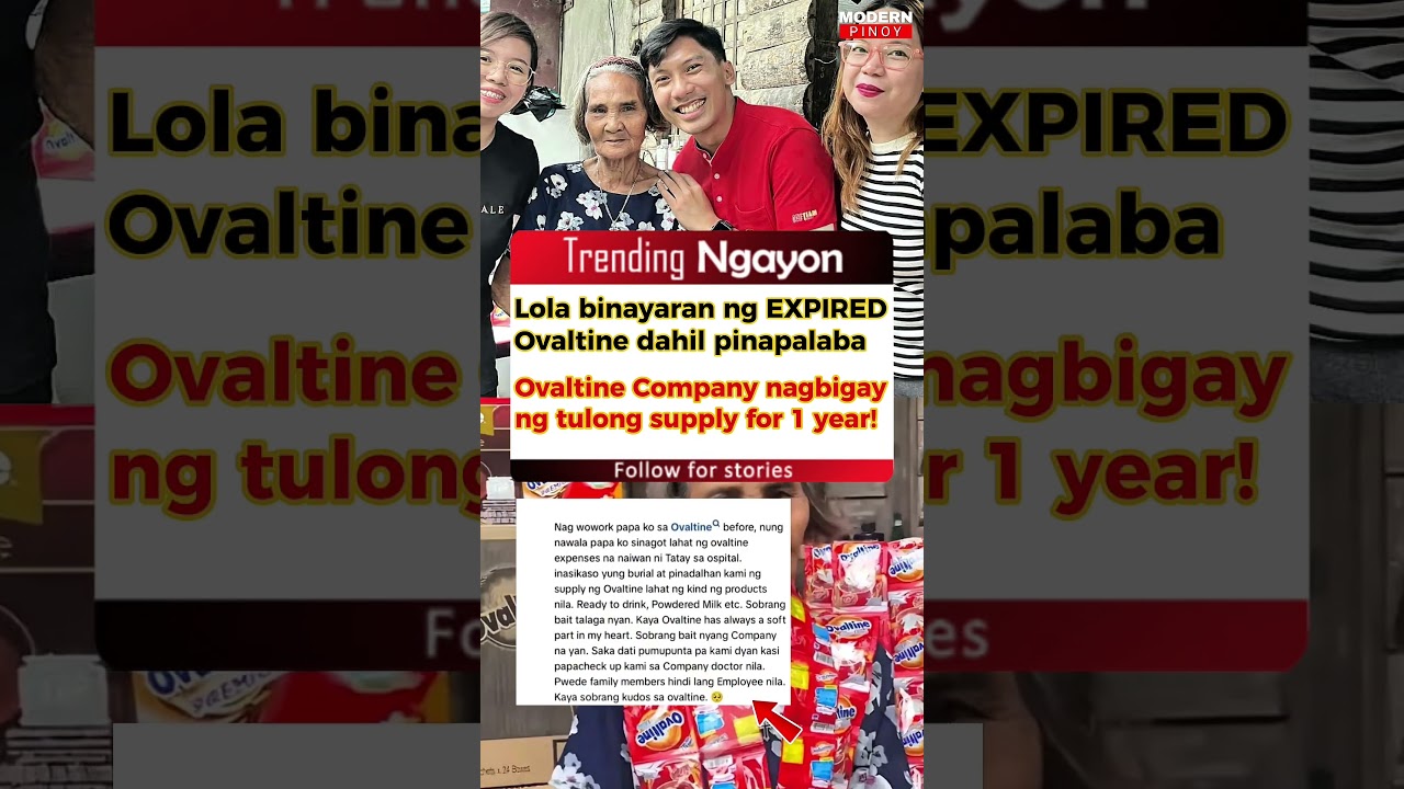 Lola May ISANG TAON SUPPLY ng OVALTINE?? 😦😱