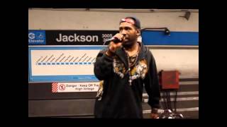 Homeless Rapper Solo Redlines Legendary subway freestyle (remastered and mixed by Dj Mulatto)